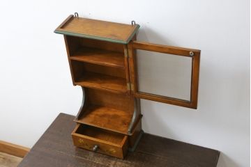 中古　バロッサバレンティ(VARO,S.A. VALENTI)　スペースを有効活用できるウォールキャビネット(壁掛け収納棚、戸棚、吊り棚、引き出し)(R-079798)