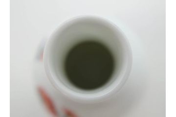 重要無形文化財　人間国宝　十三代 酒井田柿右衛門　有田焼　錦　菊鳥文　佳宴を盛り上げる酒器セット(とっくり、徳利、おちょこ、御猪口、ぐい呑み、和食器、共箱付き、裏印、花押)(R-079800)