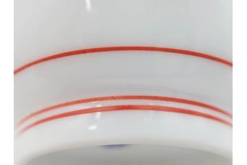 重要無形文化財　人間国宝　十三代 酒井田柿右衛門　有田焼　錦　笹文　約9cm　3寸　落ち着いた佇まいの中付5客セット(深皿、取鉢、小鉢、豆鉢、和食器、共箱付き、裏印、花押、三寸)(R-079801)