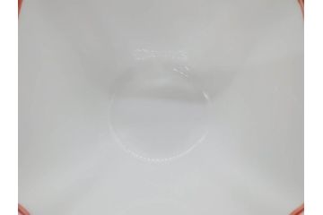 重要無形文化財　人間国宝　十三代 酒井田柿右衛門　有田焼　錦　笹文　約9cm　3寸　落ち着いた佇まいの中付5客セット(深皿、取鉢、小鉢、豆鉢、和食器、共箱付き、裏印、花押、三寸)(R-079801)