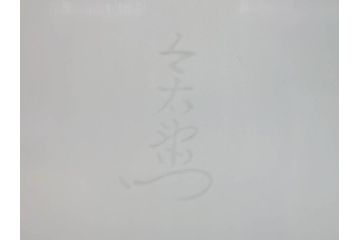 人間国宝　十三代 今泉今右衛門　本人作　彫銘　有田焼　色鍋島唐草文　高さ 約23cm　格調高い花瓶(牡丹、花、花器、花生、花入、フラワーベース、ウコン布付き、裏印、共箱付き)(R-079805)