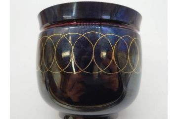 彫金家 信田洋　K20(20金)　赤銅　金象嵌　高い品格を感じる香炉(香爐、仏具、茶道具、裏印、共箱付き)(R-079808)
