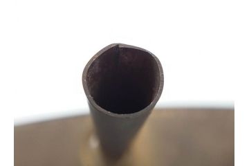 古銅　筆架　真鍮　書道具　上品な雰囲気の筆立て(中国?、ペン立て)(R-079815)