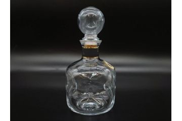 軽井沢　KARUIZAWA　貯蔵17年　モルトウイスキー(MALT WHISKY)　空瓶　高級感漂うデキャンタ(空ボトル、空き瓶、デカンタ、ガラス、硝子、酒器、飾りボトル、ディスプレイ、外箱付き)(R-079818)