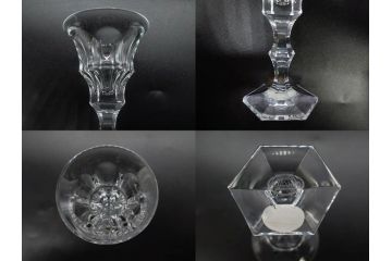 チェコ　Moser　モーゼル　テーブルセット　煌びやかな輝きを放つミ二チュアグラス12客セット(ワイングラス、12種、金彩、コレクション、Table set、MINIATURE、グラス、硝子、ケース付き)(R-079819)