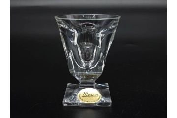 チェコ　Moser　モーゼル　テーブルセット　煌びやかな輝きを放つミ二チュアグラス12客セット(ワイングラス、12種、金彩、コレクション、Table set、MINIATURE、グラス、硝子、ケース付き)(R-079819)