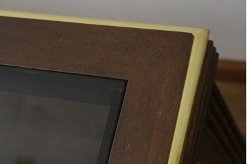 中古　美品!!　バロッサバレンティ(VARO,S.A. VALENTI)　高級感漂うガラスのダイニングテーブル(食卓、4人掛け、6人掛け、店舗什器)(定価約68万円)(R-079821)