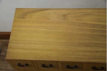 和製ビンテージ　桐(キリ)材　小物整理に大活躍!引き出し25杯の薬箪笥(R-079822)