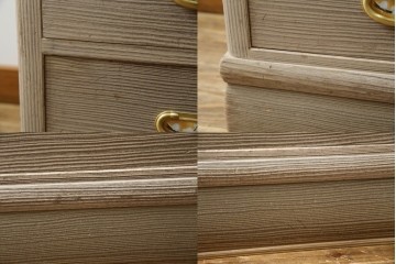 中古　美品　最高級　通産大臣指定伝統工芸品　伝統工芸士　鹿島金正作　高千穂　品のある佇まいで和の雰囲気を引き立てる名古屋総桐たんす(胴丸)　定価約250万円相当　(R-079829)