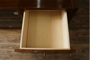 中古　美品!!　カリモク家具(karimoku)　ドマーニ(domani)　フォルザ(Forza)シリーズ　堂々とした佇まいが魅力的なシアターボード(テレビ台、テレビボード、収納棚、飾り棚、陳列棚)(R-079833)