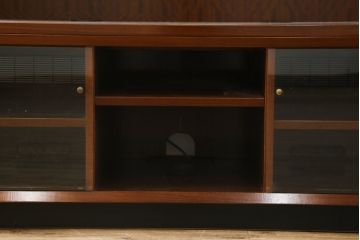 中古　美品!!　カリモク家具(karimoku)　ドマーニ(domani)　フォルザ(Forza)シリーズ　堂々とした佇まいが魅力的なシアターボード(テレビ台、テレビボード、収納棚、飾り棚、陳列棚)(R-079833)
