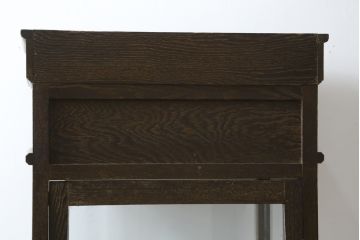 和製アンティーク　グッドコンディション　おしゃれなディスプレイが叶うタバコ屋さんの縦型ガラスケース(ショーケース、Gケース、陳列棚、飾り棚、コレクションケース、キャビネット、たばこ、店舗什器)(R-079835)