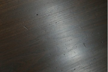 和製アンティーク　明治から大正期　上手物!!　指物高級品!　引き出し3杯付き　背面の幕板デザインが素敵な文机　(R-079836)