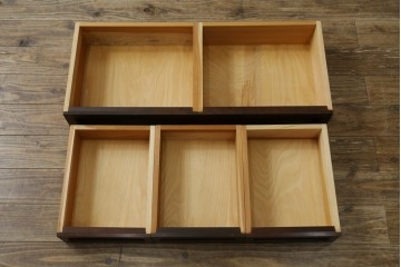 中古　美品　松本民芸家具　530型　和の雰囲気が魅力的な茶タンス　定価約43万円　(R-079839)