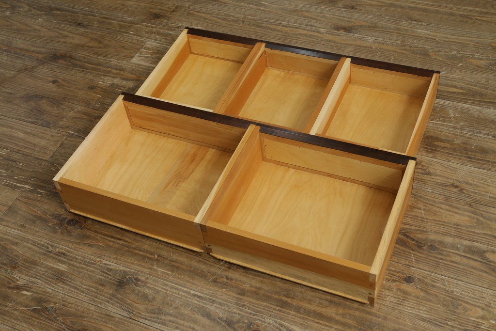 中古　美品　松本民芸家具　530型　和の雰囲気が魅力的な茶タンス　定価約43万円　(R-079839)