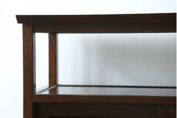 中古　美品　松本民芸家具　530型　和の雰囲気が魅力的な茶タンス　定価約43万円　(R-079839)