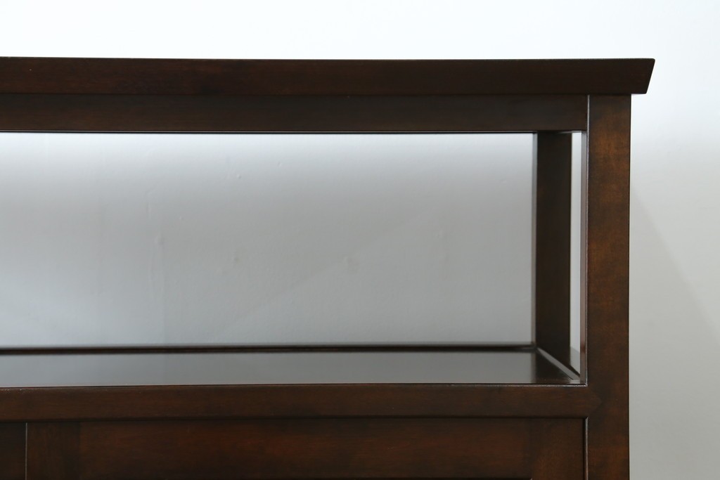 中古　美品　松本民芸家具　530型　和の雰囲気が魅力的な茶タンス　定価約43万円　(R-079839)