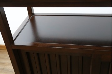 中古　美品　松本民芸家具　530型　和の雰囲気が魅力的な茶タンス　定価約43万円　(R-079839)