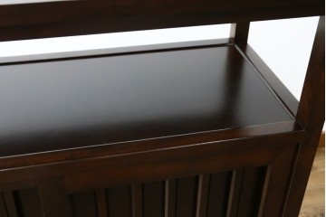 中古　美品　松本民芸家具　530型　和の雰囲気が魅力的な茶タンス　定価約43万円　(R-079839)