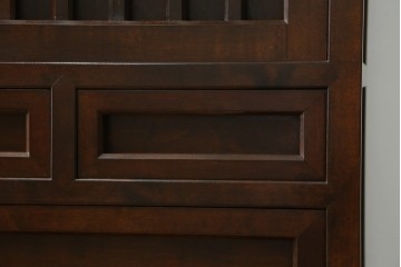 中古　美品　松本民芸家具　530型　和の雰囲気が魅力的な茶タンス　定価約43万円　(R-079839)