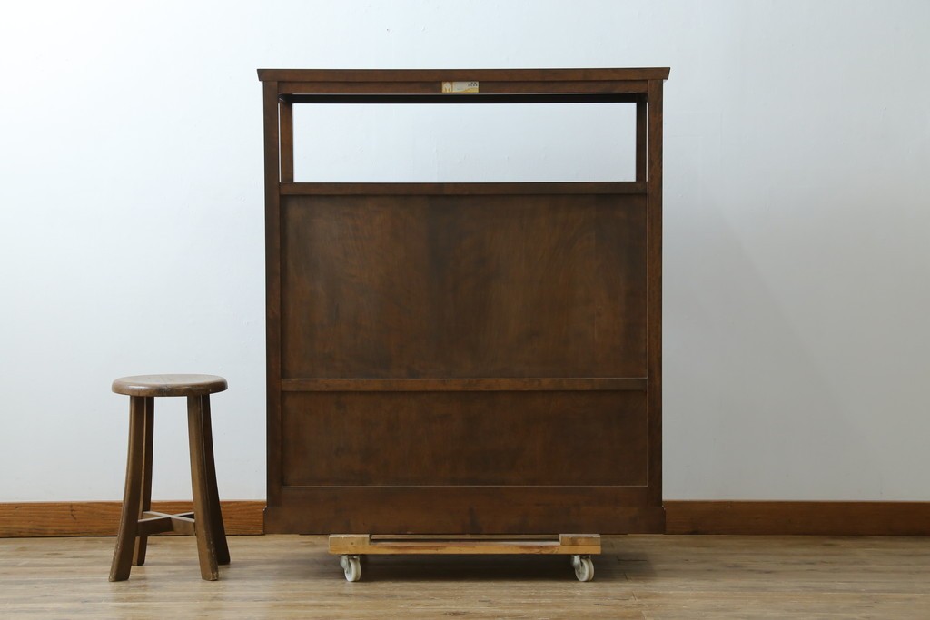 中古　美品　松本民芸家具　530型　和の雰囲気が魅力的な茶タンス　定価約43万円　(R-079839)