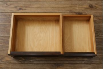 中古　美品　松本民芸家具　530型　和の雰囲気が魅力的な茶タンス(茶棚、飾り棚、戸棚、収納棚、サイドキャビネット)(定価約43万円)(R-079839)