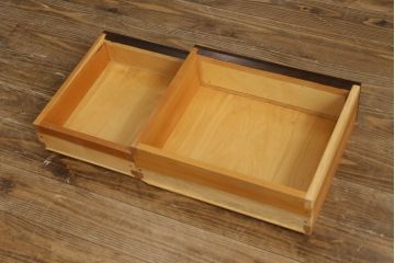 中古　美品　松本民芸家具　530型　和の雰囲気が魅力的な茶タンス(茶棚、飾り棚、戸棚、収納棚、サイドキャビネット)(定価約43万円)(R-079839)