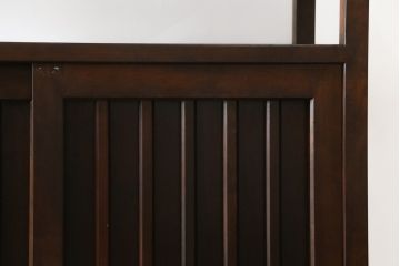 中古　美品　松本民芸家具　530型　和の雰囲気が魅力的な茶タンス(茶棚、飾り棚、戸棚、収納棚、サイドキャビネット)(定価約43万円)(R-079839)