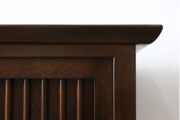 和製ビンテージ　松本民芸家具　A型舞良茶タンス　和モダンの空間づくりにも活躍する収納棚(下駄箱、靴箱、本箱、戸棚、食器棚、サイドボード、ヴィンテージ)(R-079840)