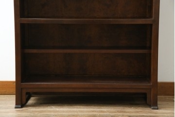 和製ビンテージ　松本民芸家具　A型舞良茶タンス　和モダンの空間づくりにも活躍する収納棚　(R-079840)