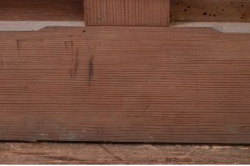 アンティーク建具　希少　味わい深い銅板張りの蔵戸1枚(鉄扉、玄関戸、引き戸、鉄扉)(R-079853)