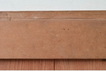 アンティーク建具　大振り!!　欅(ケヤキ)材　味わい深い木の風合いが魅力的な蔵戸1枚(引き戸、玄関戸)(R-079862)