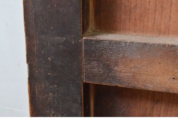 アンティーク建具　大振り!!　欅(ケヤキ)材　味わい深い木の風合いが魅力的な蔵戸1枚(引き戸、玄関戸)(R-079862)