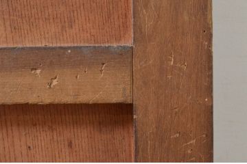アンティーク建具　大振り!!　欅(ケヤキ)材　味わい深い木の風合いが魅力的な蔵戸1枚(引き戸、玄関戸)(R-079862)