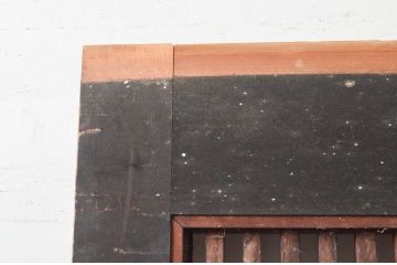 アンティーク建具　大振り!!　和の空間を高める格子蔵戸1枚(格子戸、引き戸、玄関戸)(R-079863)