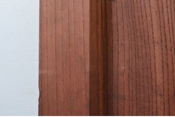 アンティーク建具　美しい総欅(ケヤキ)材の蔵戸1枚(引き戸、玄関戸)(R-079868)