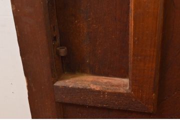 アンティーク建具　美しい総欅(ケヤキ)材の蔵戸1枚(引き戸、玄関戸)(R-079868)