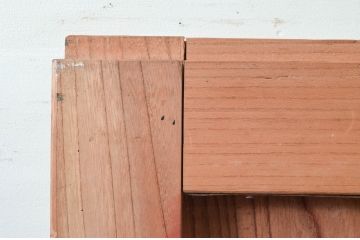 アンティーク建具　美しい総欅(ケヤキ)材の蔵戸1枚(引き戸、玄関戸)(R-079868)