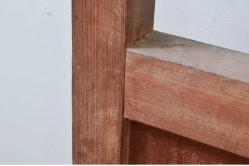アンティーク建具　和の雰囲気を高める障子蔵戸1枚(引き戸、障子戸、玄関戸)(R-079869)