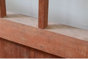 アンティーク建具　和の雰囲気を高める障子蔵戸1枚(引き戸、障子戸、玄関戸)(R-079869)