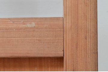 アンティーク建具　和の雰囲気を高める障子蔵戸1枚(引き戸、障子戸、玄関戸)(R-079869)