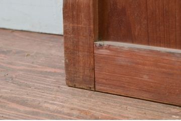 アンティーク建具　和の雰囲気を高める障子蔵戸1枚(引き戸、障子戸、玄関戸)(R-079869)