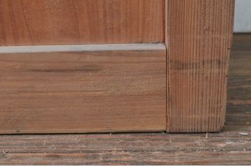アンティーク建具　和の雰囲気を高める障子蔵戸1枚(引き戸、障子戸、玄関戸)(R-079869)