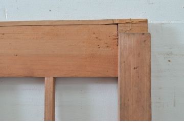 アンティーク建具　和の雰囲気を高める障子蔵戸1枚(引き戸、障子戸、玄関戸)(R-079869)