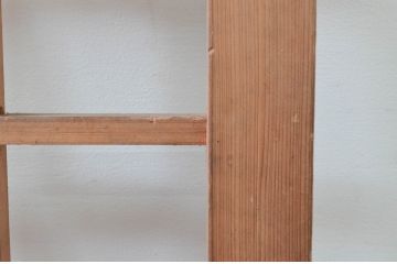アンティーク建具　和の雰囲気を高める障子蔵戸1枚(引き戸、障子戸、玄関戸)(R-079869)
