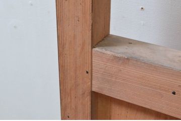 アンティーク建具　和の雰囲気を高める障子蔵戸1枚(引き戸、障子戸、玄関戸)(R-079869)