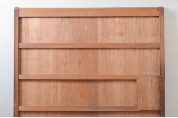 アンティーク建具　珍しい桐材の蔵戸1枚(玄関戸、引き戸)(R-079872)