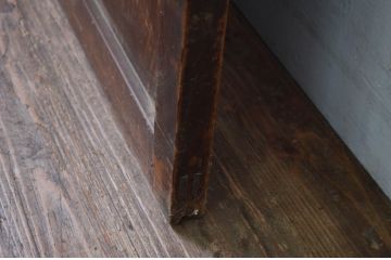 アンティーク建具　大正ロマンな雰囲気を盛り上げるガラス戸1枚(引き戸)(R-079892)