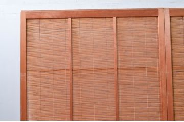 中古　涼しげな和の空間を演出する夏戸2枚セット(建具、簾戸、御簾戸、簀戸、葭戸、夏障子、引き戸、すど)(R-079895)