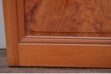 ビンテージ建具　上手物!!　上質な作り込みの幅狭ガラス戸2枚セット(引き戸、ヴィンテージ)(R-079897)
